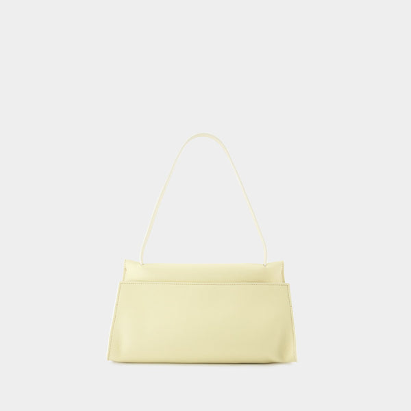 Sac Hobo Long Papillon - Elleme - Cuir - Vanille