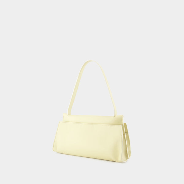 Sac Hobo Long Papillon - Elleme - Cuir - Vanille