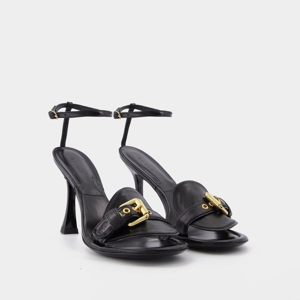 Sandales Montana en Cuir Noir