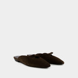 Finn Bear Suede Leather - By Far - Cuir - Marron