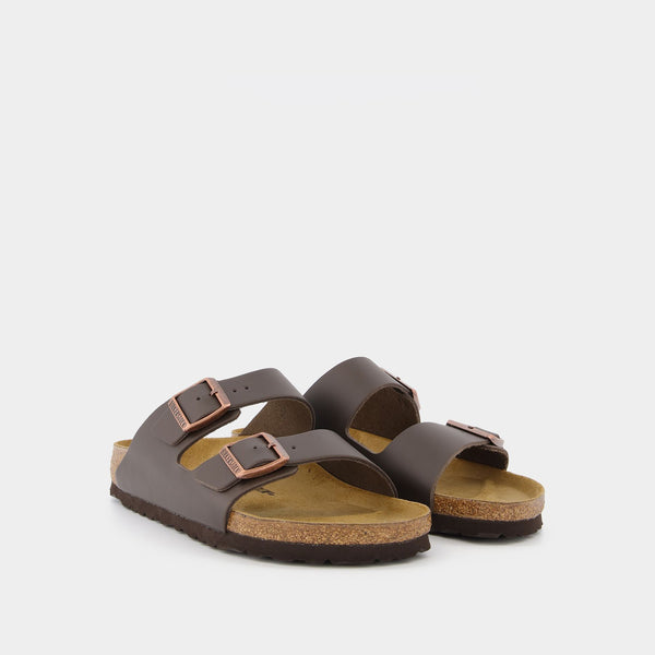 Sandales Arizona NL en Cuir Marron