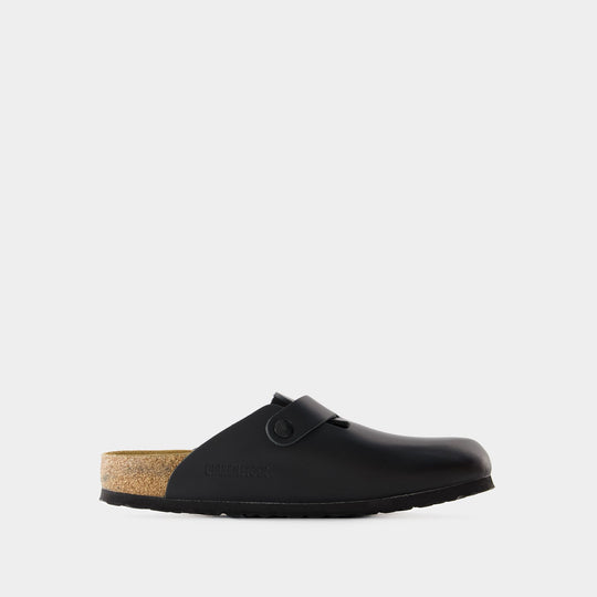 Boston Nl - Birkenstock - Cuir - Noir