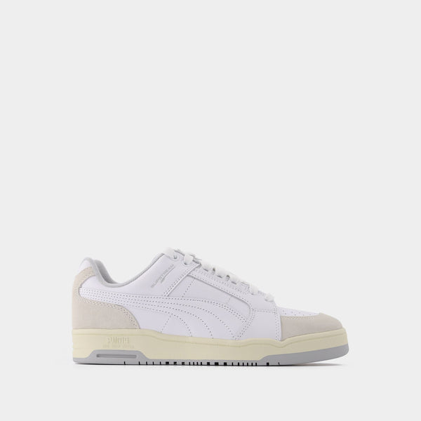 Baskets Slipstream Retro en Cuir Blanc