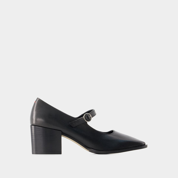 Talons Anya - Aeyde - Cuir - Noir