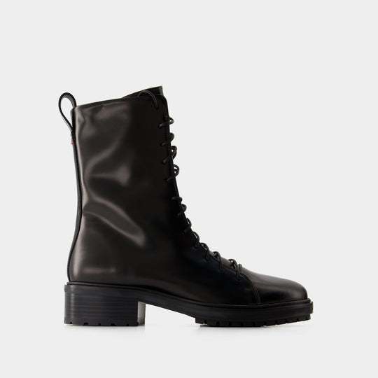 Bottines Isa - Aeyde - Cuir - Noir