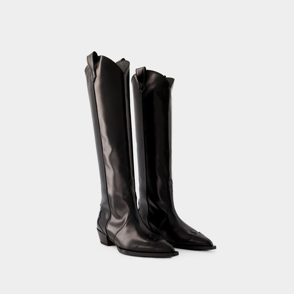 Bottes Aruna - Aeyde - Cuir - Noir