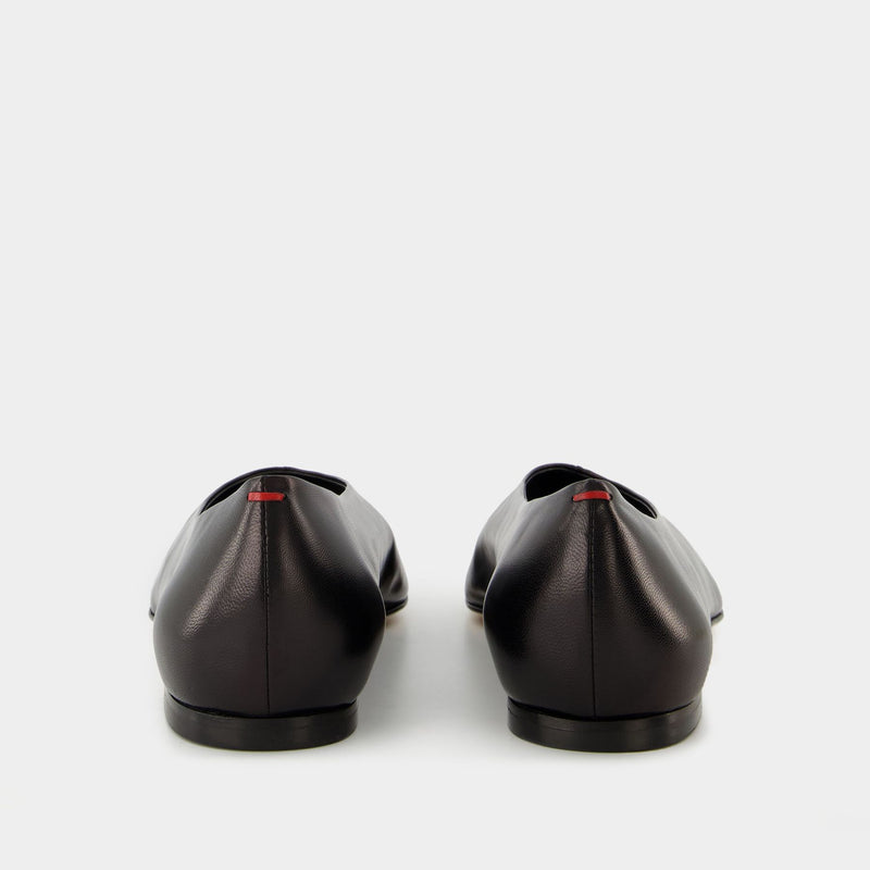 Chaussures Plates Octavia - Aeyde - Cuir - Noir