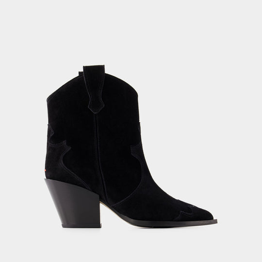 Bottines Albi - Aeyde - Cuir - Noir