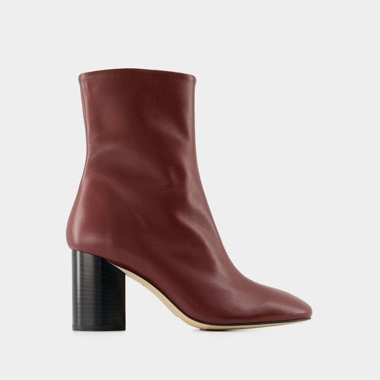 Bottines Alena - Aeyde - Cuir - Rouge