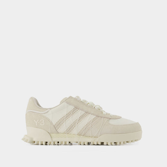 Sneakers Y-3 Marathon Tr - Y-3 - Cuir - Blanc Cassé