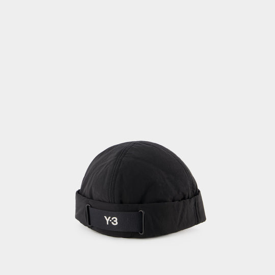 Bonnet - Y-3 - Synthétique - Noir