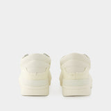 Sneakers Lux Bball Low - Y-3 - Cuir - Blanc