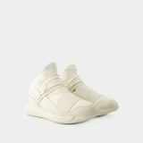 Sneakers Qasa - Y-3 - Cuir - Beige/Blanc