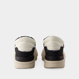 Sneakers Lux Bball Low - Y-3 - Cuir - Noir/Marron/Blanc