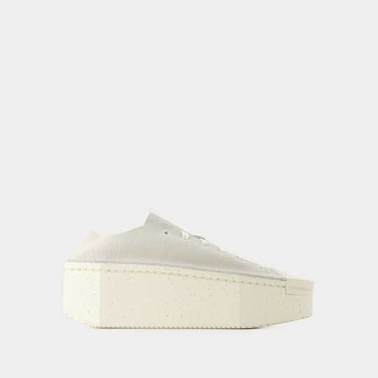 Sneakers Renga Lo - Y 3 - Cuir - Blanc