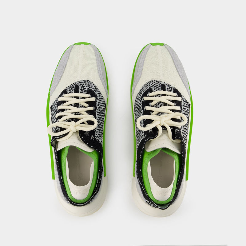 Sneakers Qisan Knit - Y-3 - Cuir - Multi