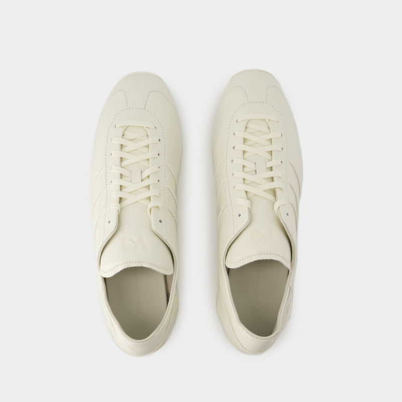 Sneakers Country - Y-3 - Cuir - Blanc