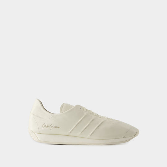 Sneakers Country - Y-3 - Cuir - Blanc