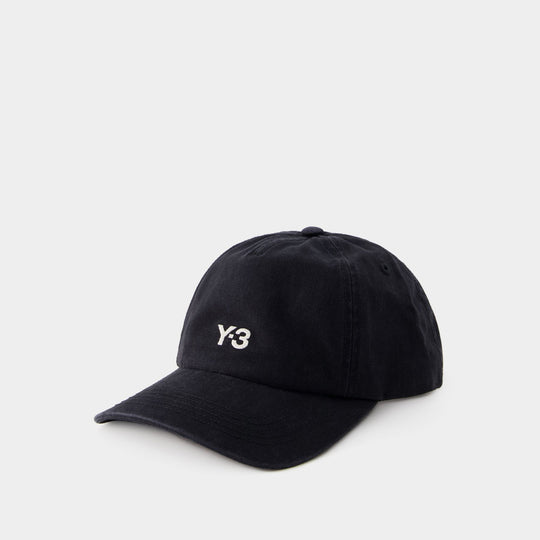 Casquette - Y-3 - Coton - Noir