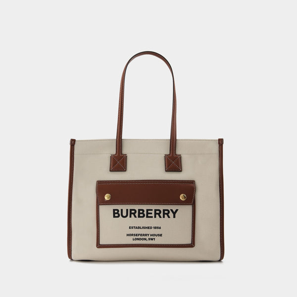 Sac Small Pocket en Toile Beige
