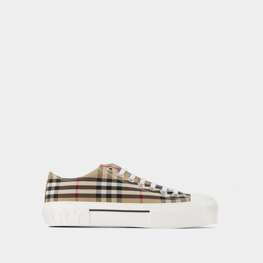Sneakers Lf Tnr Jack L Low - Burberry - Coton - Motif check