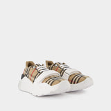 Sneakers Lf Tnr New Regis L Chk - Burberry - Coton - Motif check