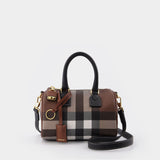 Sac Mini Bowling en Toile Marron