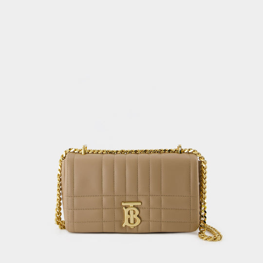 Sac à bandoulière Lola - Burberry - Cuir - Beige