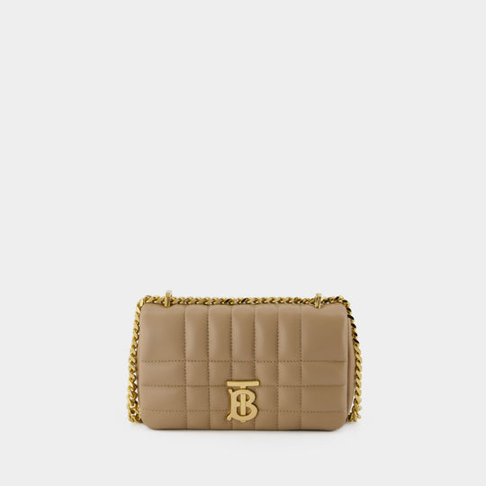 Sac à bandoulière Lola - Burberry - Cuir - Beige