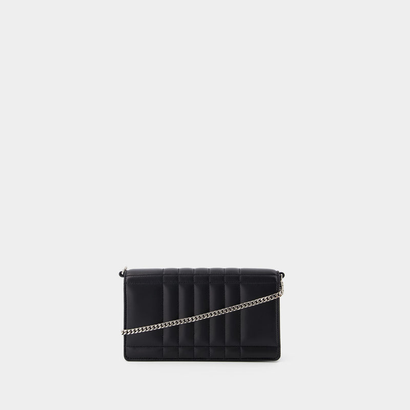 Wallet On Chain Lola - Burberry - Cuir - Noir