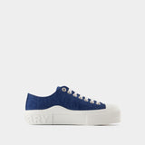 Sneakers LF Jack Low 19 - Burberry - Coton - Blue Denim