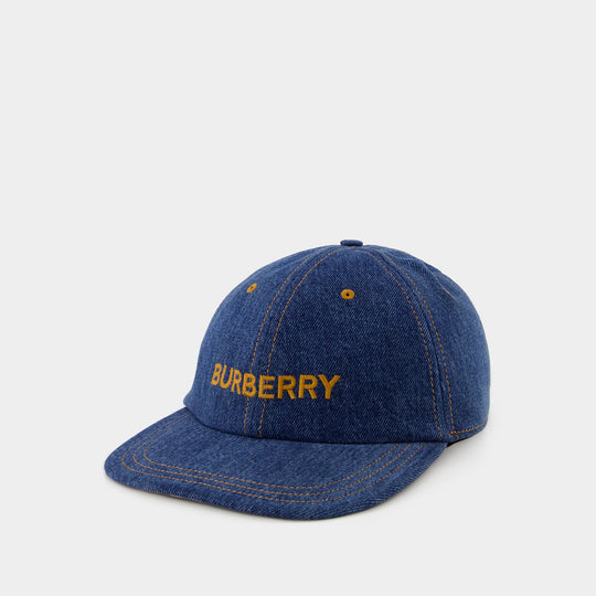 Casquette MH Washed Denim - Burberry - Coton - Washed Indigo