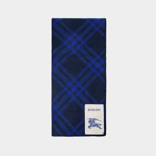 Écharpe Mu - Burberry - Laine - Bleu