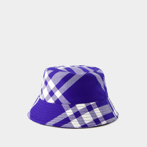 Bob Monogramme - Burberry - Laine - Bleu