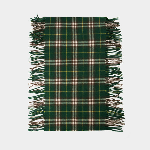 Écharpe Mu - Burberry - Cachemire - Vert