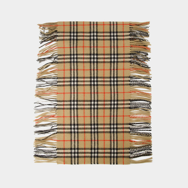 Écharpe Mu - Burberry - Cachemire - Archive Beige