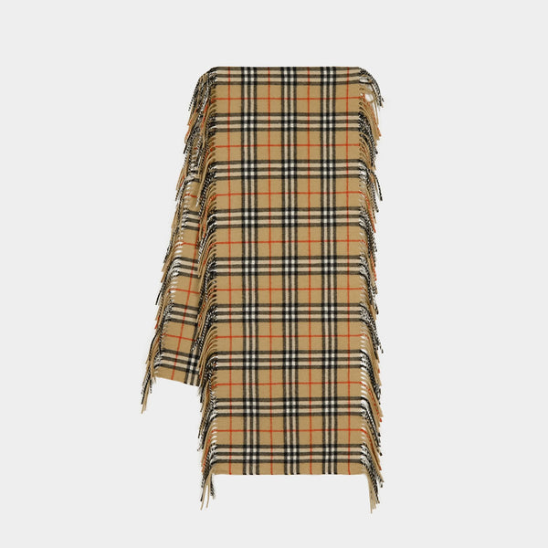 Écharpe Mu - Burberry - Cachemire - Archive Beige