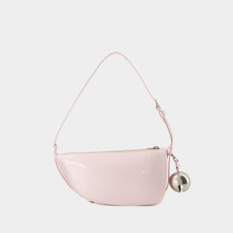 Wallet On Chain Shield Sling Mini - Burberry - Cuir - Rose