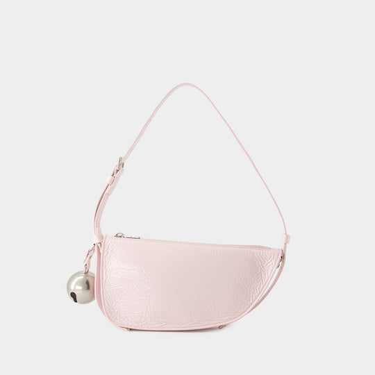 Wallet On Chain Shield Sling Mini - Burberry - Cuir - Rose