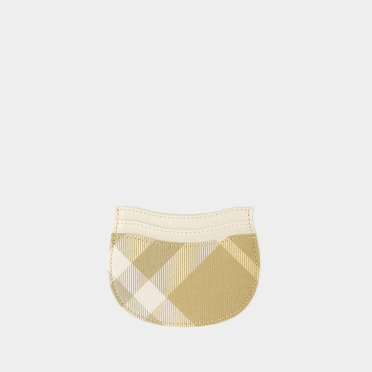 Porte Carte Rocking - Burberry - Synthétique - Beige