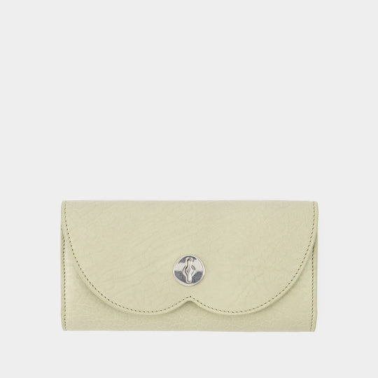 Portefeuille Chess - Burberry - Cuir - Beige