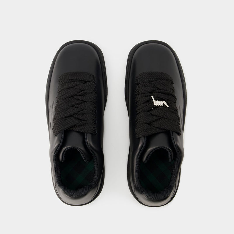 Sneakers LF Box - Burberry - Cuir - Noir