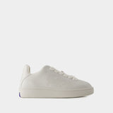 Sneakers Lf Box - Burberry - Cuir - Blanc