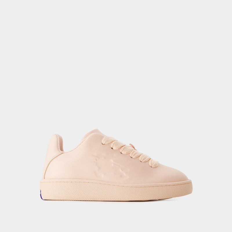 Sneakers LF Box - Burberry - Cuir - Baby Neon