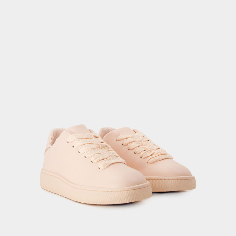 Sneakers LF Box - Burberry - Cuir - Baby Neon