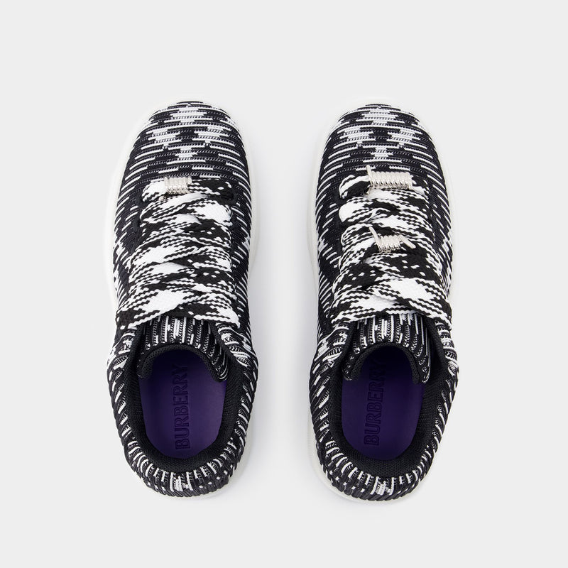 Sneakers LF Box Knit - Burberry - Synthétique - Noir
