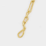 Bracelet Molton Knot Link en Or Plaqué