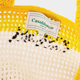 Sac Hobo Crochet Cuximala - Casablanca - Coton - Jaune