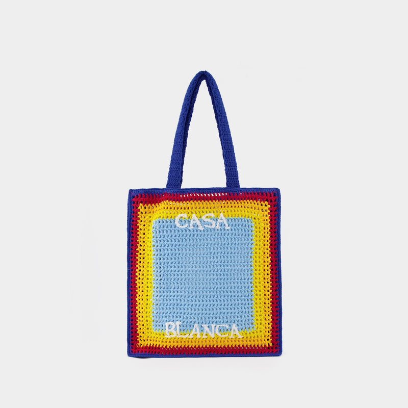 Sac Hobo Crochet Arch - Casablanca - Coton - Multi