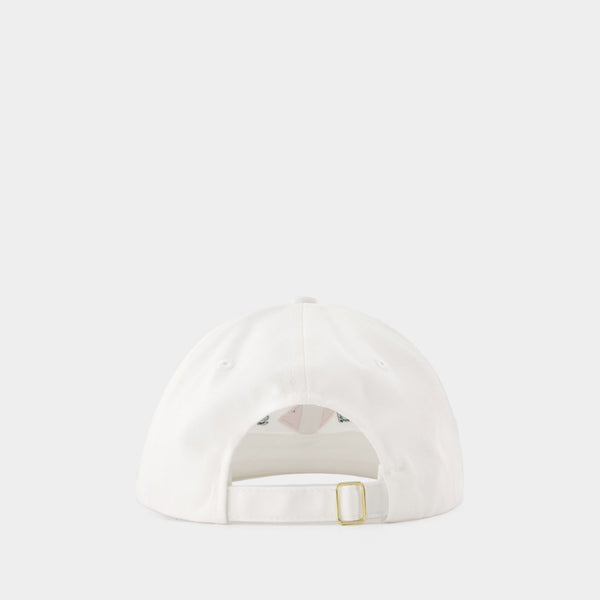 Casquette Brodée Casa Sport Logo - Casablanca - Coton - Blanc